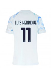 Inter Milan Luis Henrique #11 Jalkapallovaatteet Naisten Vieraspaita 2025-26 Lyhythihainen